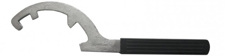 Kupplungsschlüssel A B C Stahl mit schwarzem Handschutzgriff