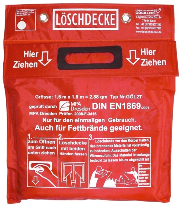 Löschdecke