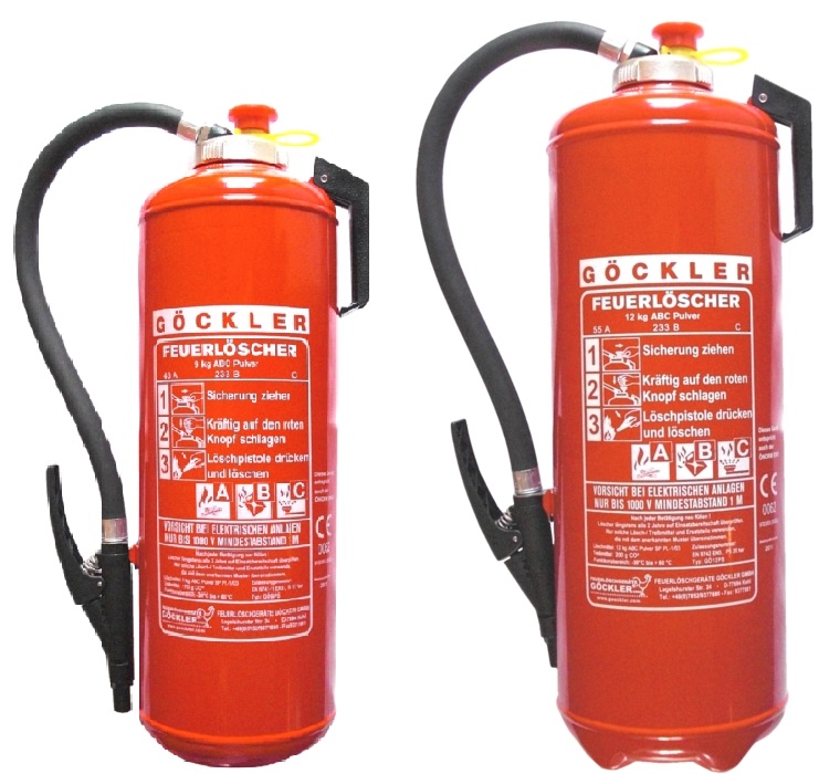 Rotes Feuerlöscher-trockenes Pulver 1kg des Zylinder-2.5LB