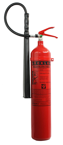 5 kg Göckler Kohlendioxid- Feuerlöscher DIN EN 3, GS, Rating: 89 B = 5  LE-GÖC5L-DIN